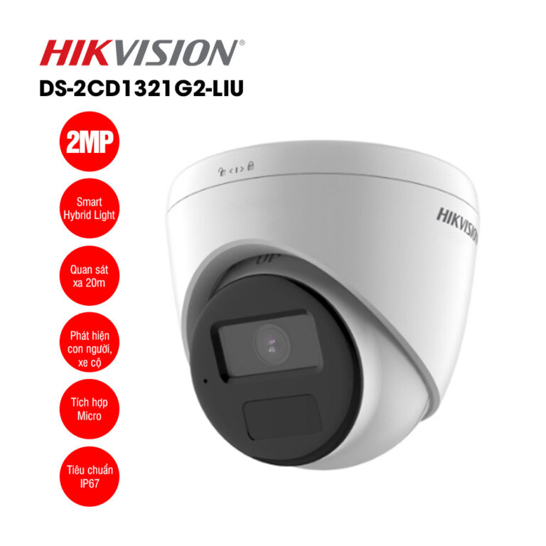 Camera IP 2MP bán cầu HIKVISION DS-2CD1321G2-LIU