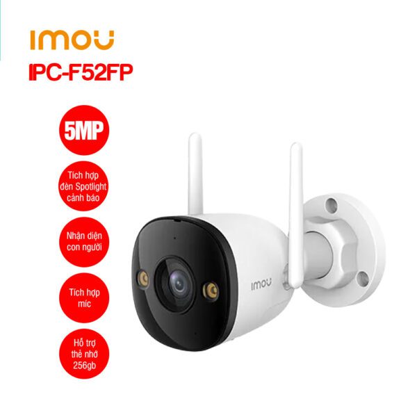 Camera Wifi ngoài trời Full Color iMOU IPC-S3EP-5M0WE (Bullet 3 5MP)