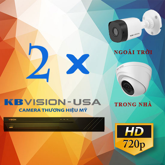 Trọn Bộ 2 Camera KBVISION 1.0 Mepigaxel